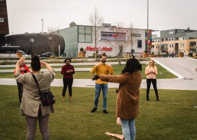 Virtuele knuffel making 'Figuranten'